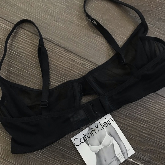 Sheer Calvin Klein Underwire Bra - Picture 4 of 6